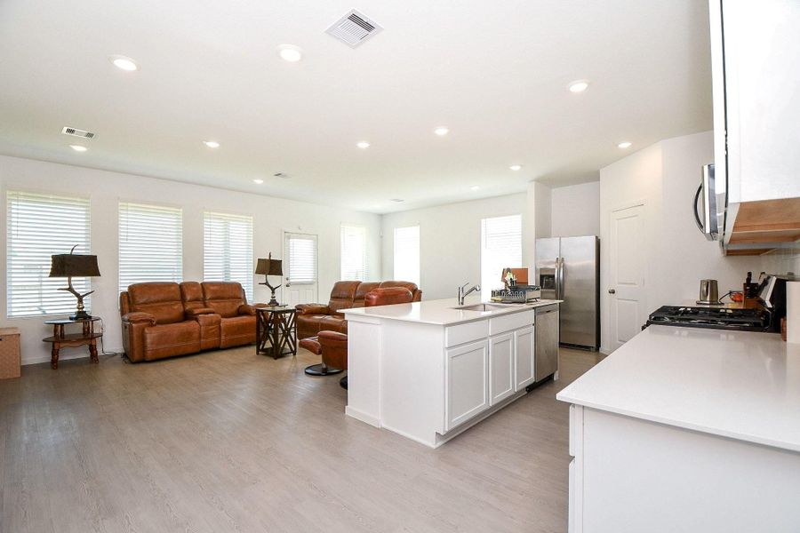 Furnished interior view inside a new home in Anniston, Katy (Image 7). Furnished interior view inside a new home in Anniston, Katy (Image 7).
