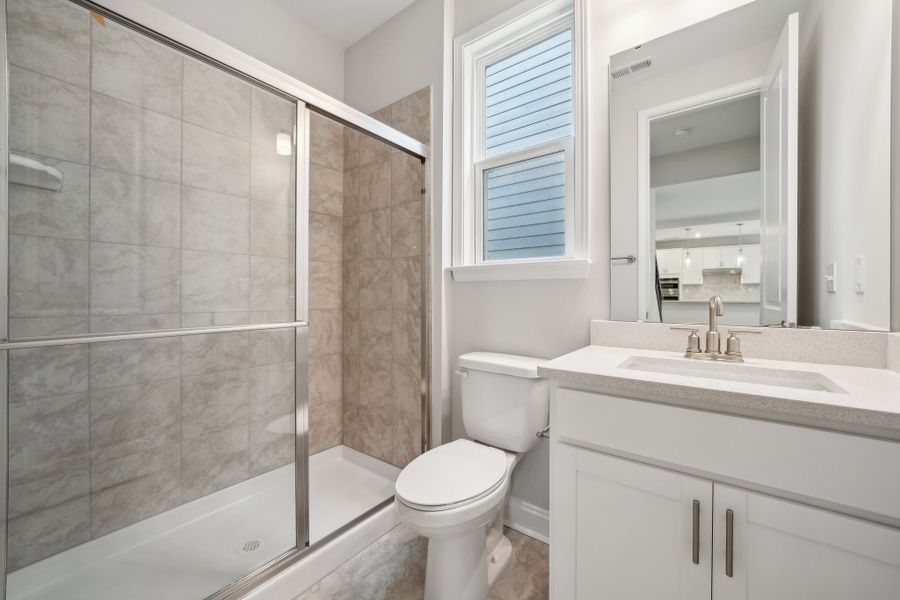 Furnished interior view inside a new home in Stafford at Langtree, Mooresville (Image 16).