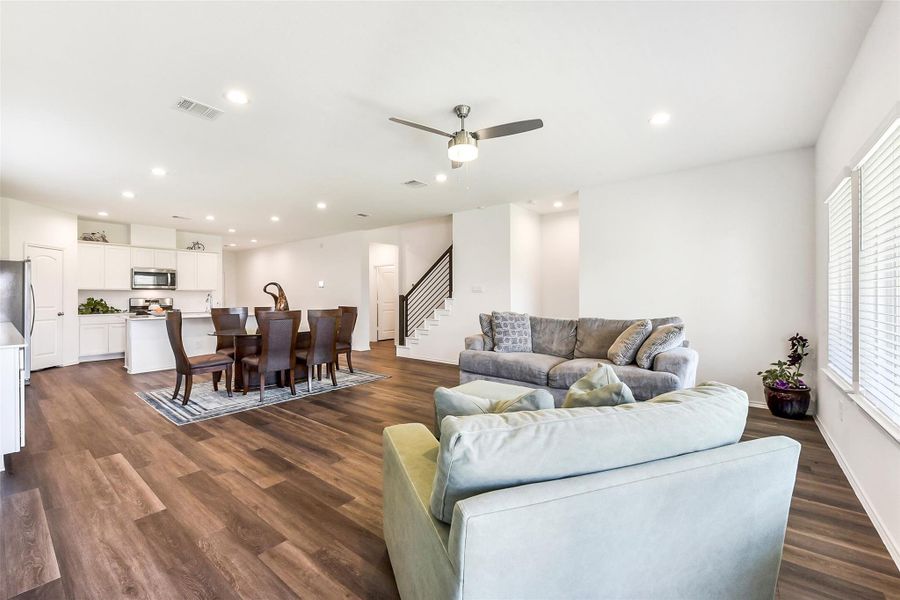 Furnished interior view inside a new home in Sunterra, Katy (Image 4). Furnished interior view inside a new home in Sunterra, Katy (Image 4).