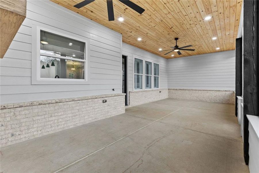 Exterior details and patio area of a home in , Bethlehem (Image 39).
