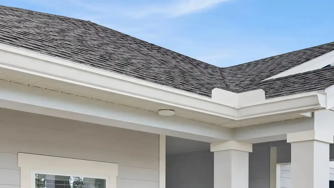 Shingles on home exterior Shingles on home exterior