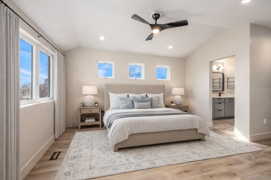 Furnished interior view inside a new home in , Denver (Image 8).