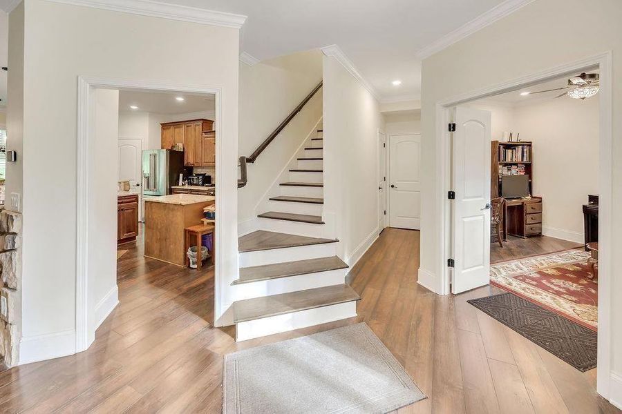Furnished interior view inside a new home in , Canton (Image 12).