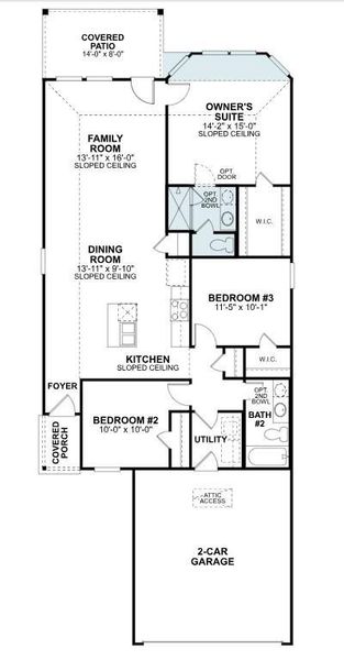 2D floor plan layout of this home in Magnolia Ridge, Magnolia, TX (Image 5). 2D floor plan layout of this home in Magnolia Ridge, Magnolia, TX (Image 5).