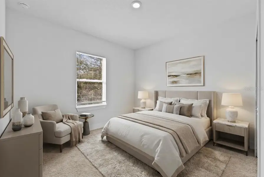 Furnished interior view inside a new home in , Orlando (Image 11).