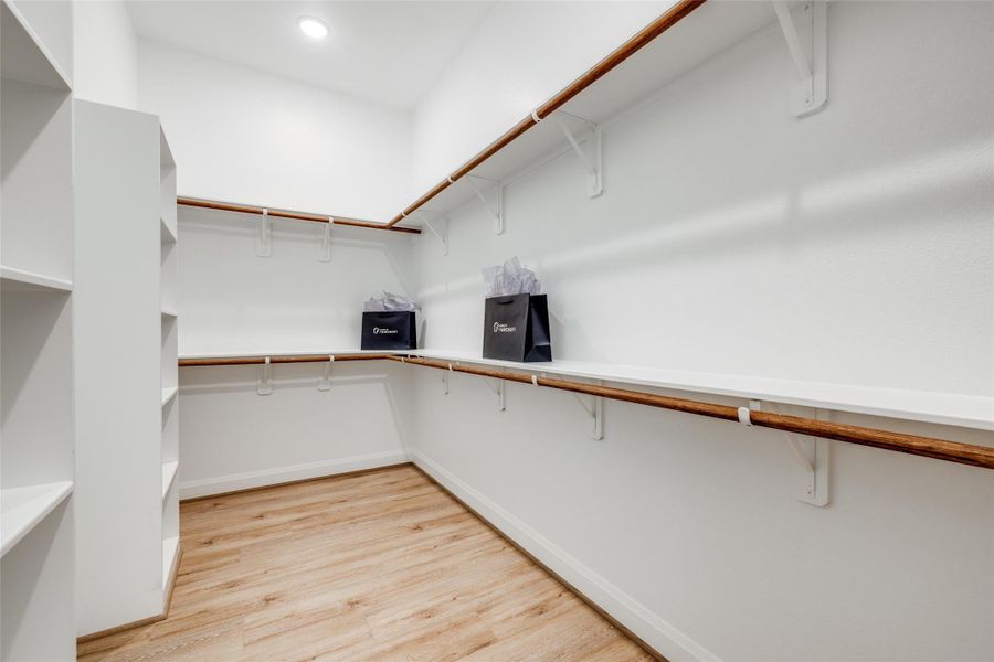 Representative photo of the Primary Closet