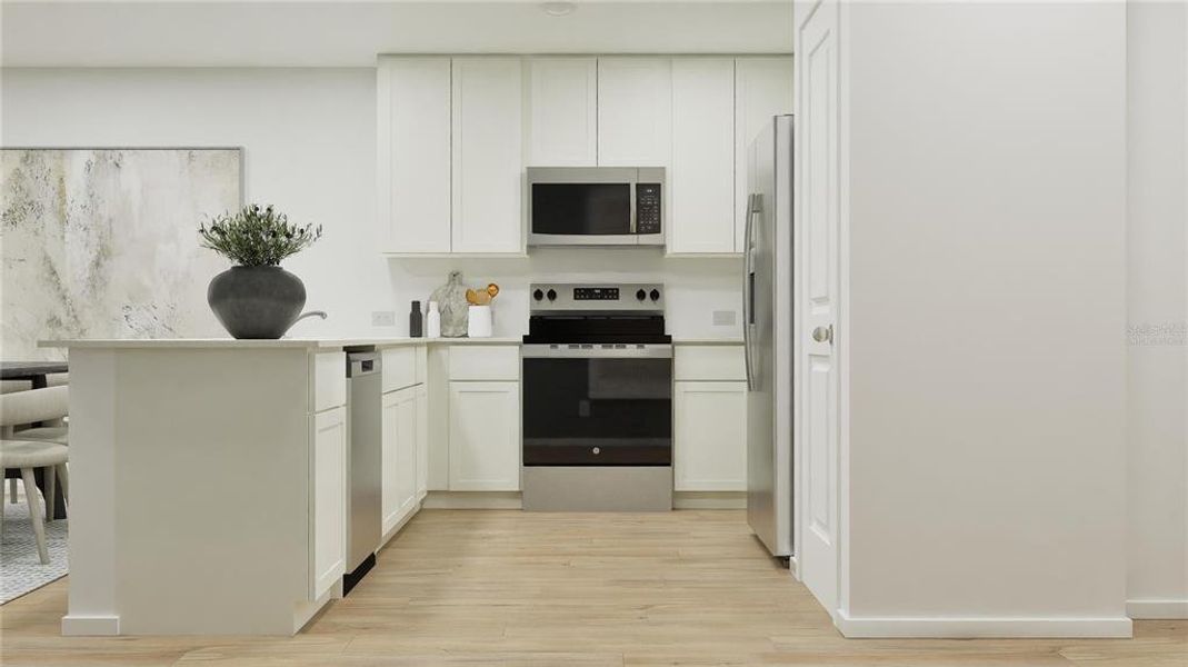 Furnished interior view inside a new home in Crosswinds, Haines City (Image 5).