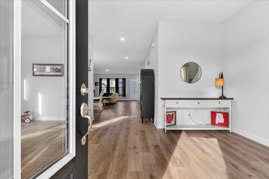 Furnished interior view inside a new home in Heron's Walk at Summers Corner, Summerville (Image 4). Furnished interior view inside a new home in Heron's Walk at Summers Corner, Summerville (Image 4).
