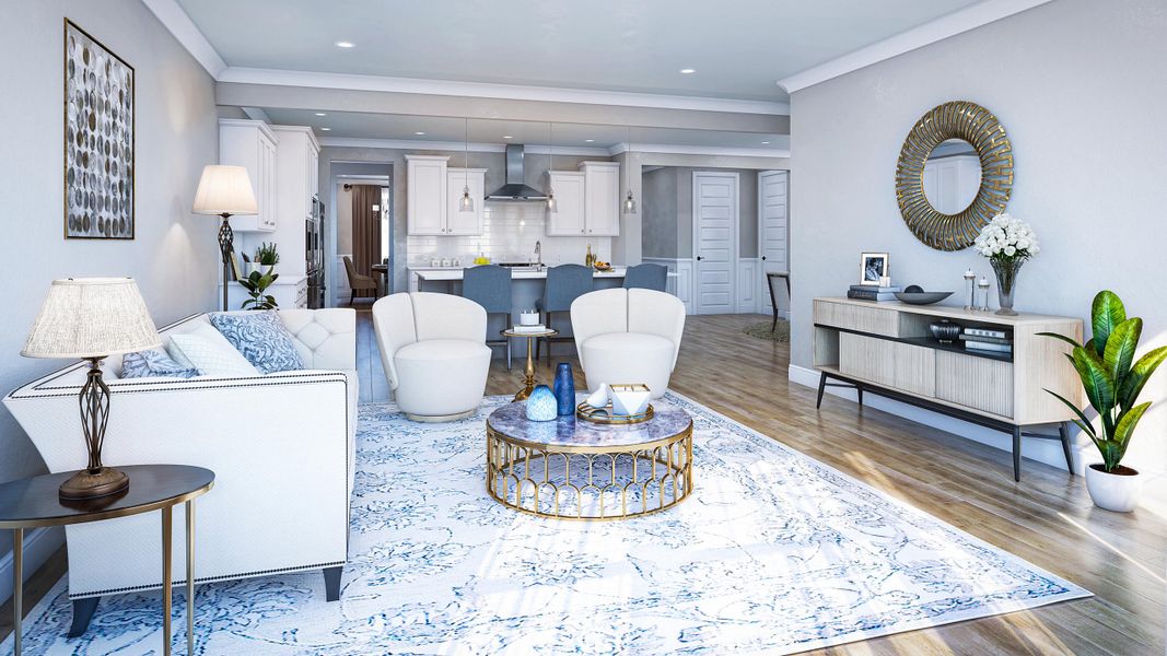 Furnished interior view inside a new home in Liberty Hill Farm, Mount Pleasant (Image 9).