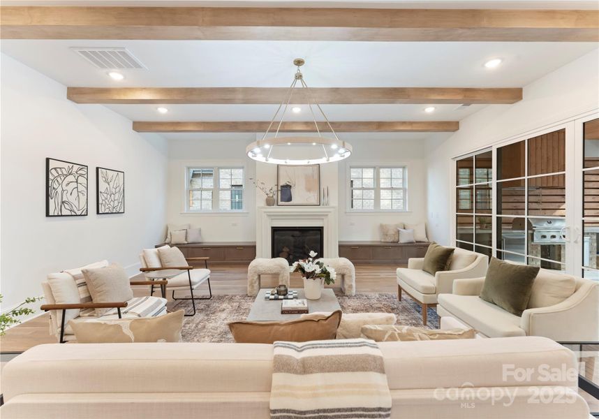 Furnished interior view inside a new home in , Charlotte (Image 15).