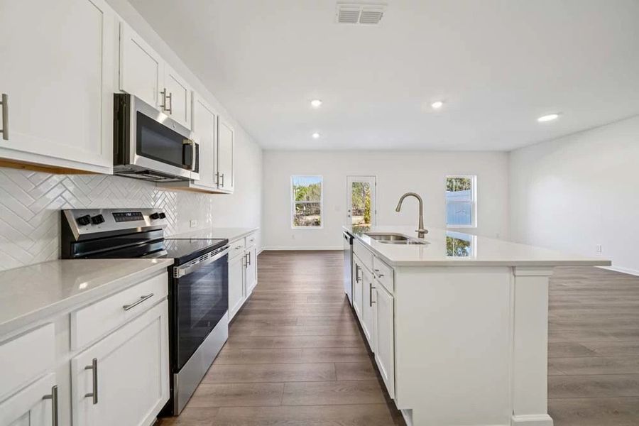 Representative Photo: Kitchen featuring Timeless Collection Finishes