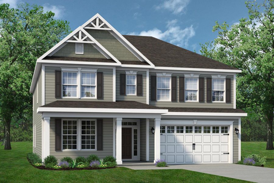 Representative exterior photo of a completed home built from the The Mangrove by Chesapeake Homes in Coastal Club of the Carolinas, Calabash, NC (Image 22).