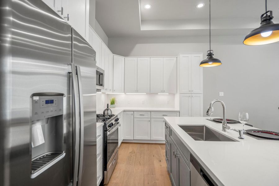Furnished interior view inside a new home in , Houston (Image 33).