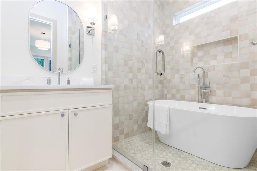 Furnished interior view inside a new home in , Atlanta (Image 5).