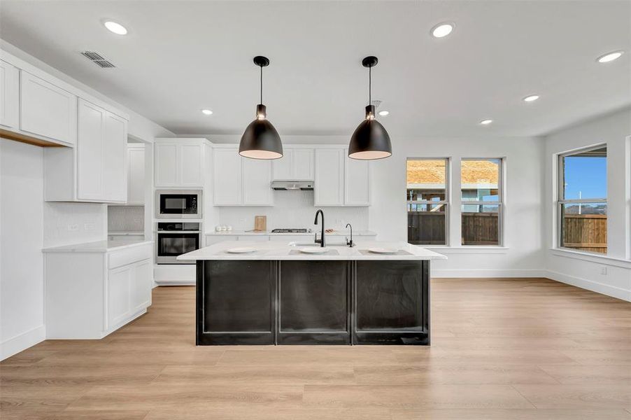 Furnished interior view inside a new home in Vintage Village, Argyle (Image 9). Furnished interior view inside a new home in Vintage Village, Argyle (Image 9).