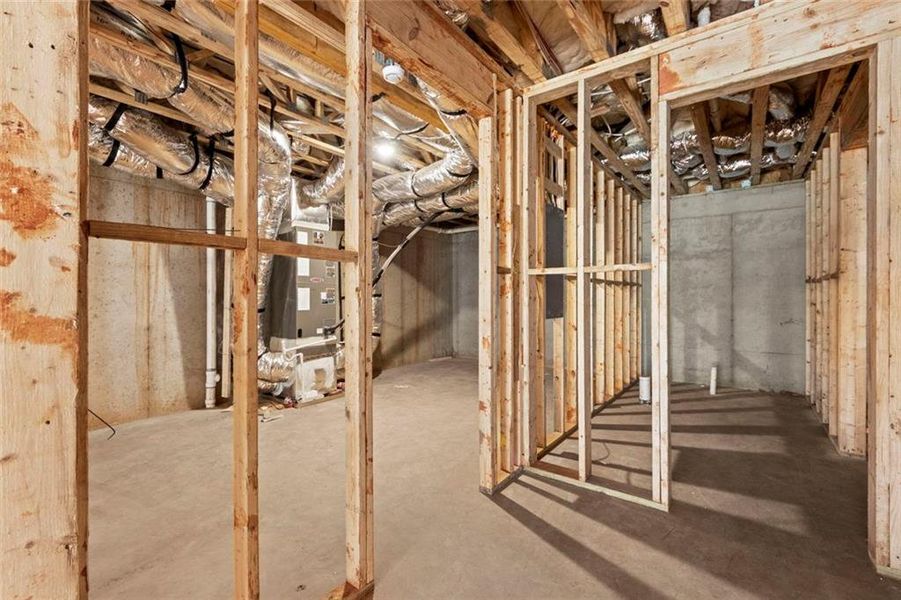 In-progress construction of a new home in , Fairburn, GA (Image 56).