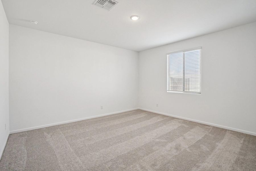 Primary suite. Representative images and renderings are for illustrative purposes. Actual structural options and design finishes of home may vary.