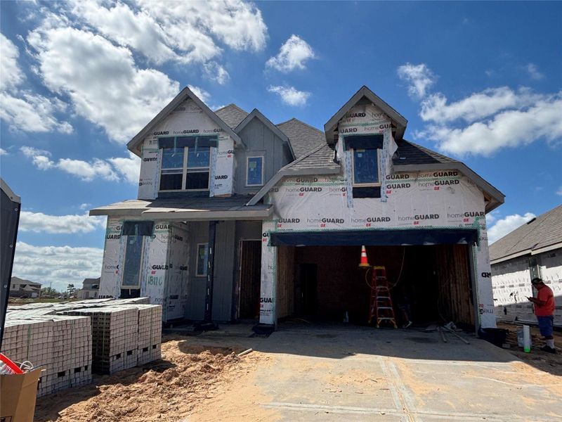 In-progress construction of a new home in Midline, Webster, TX (Image 21). In-progress construction of a new home in Midline, Webster, TX (Image 21).