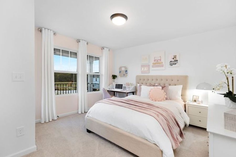 Representative furnished interior of a home built from the Seville II by True Homes in Colvin Park, Rock Hill (Image 27).