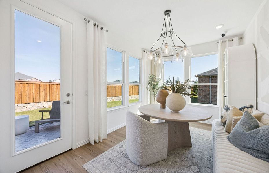 Representative furnished interior of a home built from the Compass by Del Webb in Del Webb at Trinity Falls, McKinney (Image 26). Representative furnished interior of a home built from the Compass by Del Webb in Del Webb at Trinity Falls, McKinney (Image 26).