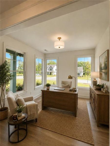Furnished interior view inside a new home in Adams Estates, Winder (Image 29).