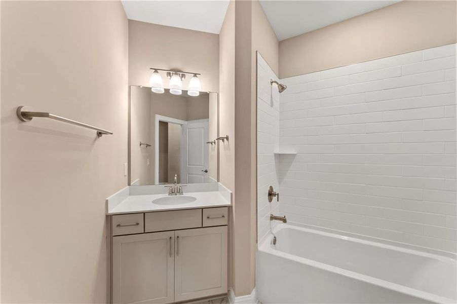 Furnished interior view inside a new home in The Courtyards at Redbud Lane, Holly Springs (Image 7). Furnished interior view inside a new home in The Courtyards at Redbud Lane, Holly Springs (Image 7).