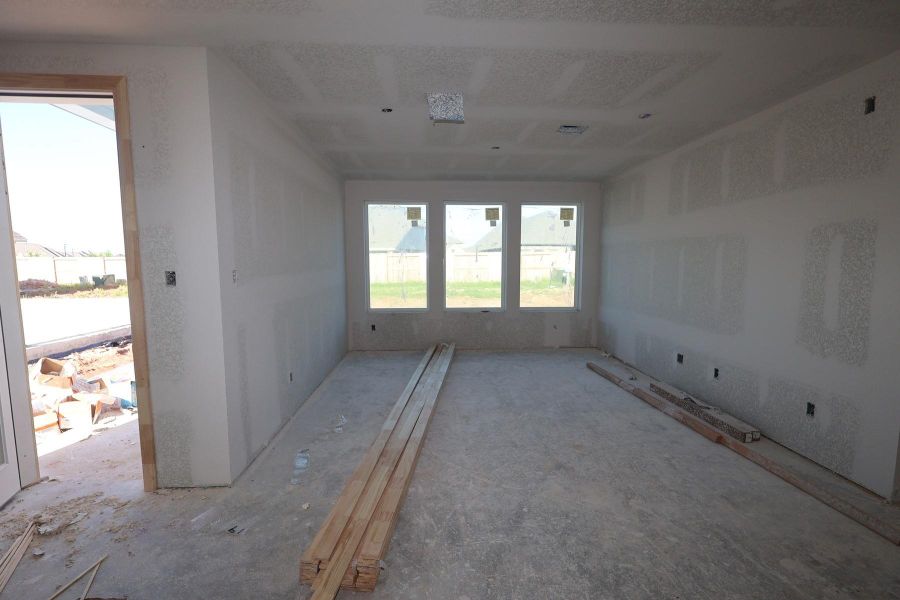 In-progress construction of a new home in Jordan Ranch - Terrace Collection, Fulshear, TX (Image 12). In-progress construction of a new home in Jordan Ranch - Terrace Collection, Fulshear, TX (Image 12).