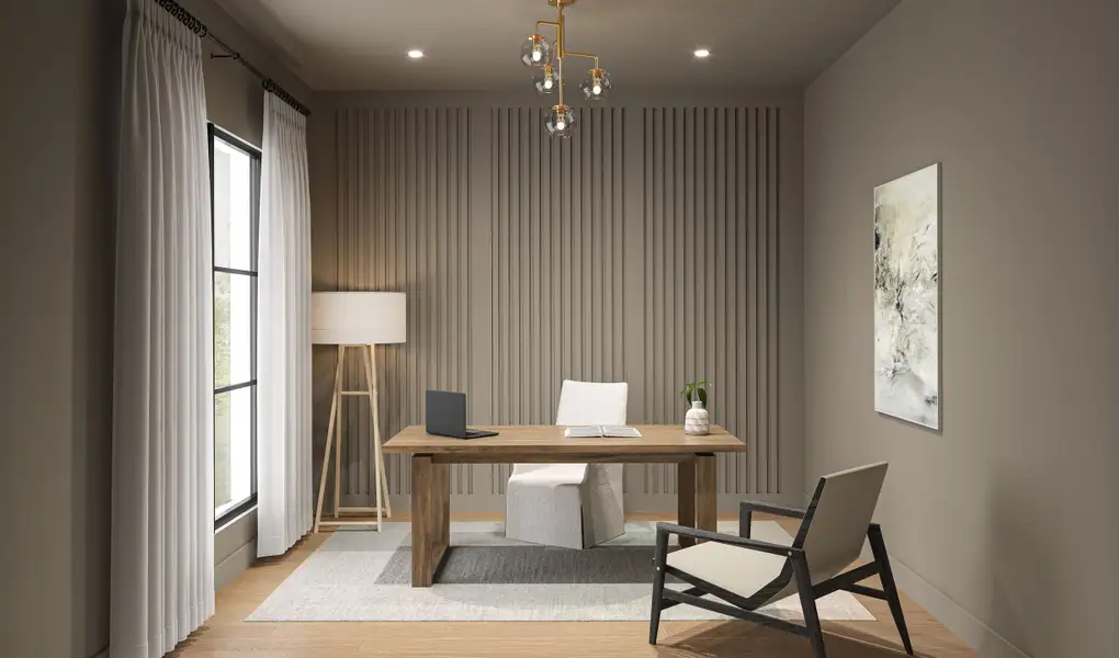 Furnished interior view inside a new home in , Houston (Image 4).