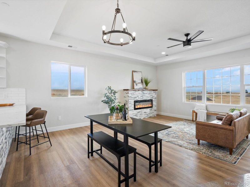 Furnished interior view inside a new home in , Strasburg (Image 32).