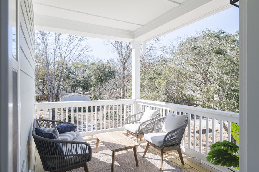 Exterior details and patio area of a home in Mount Pleasant Homes, Mount Pleasant (Image 24).