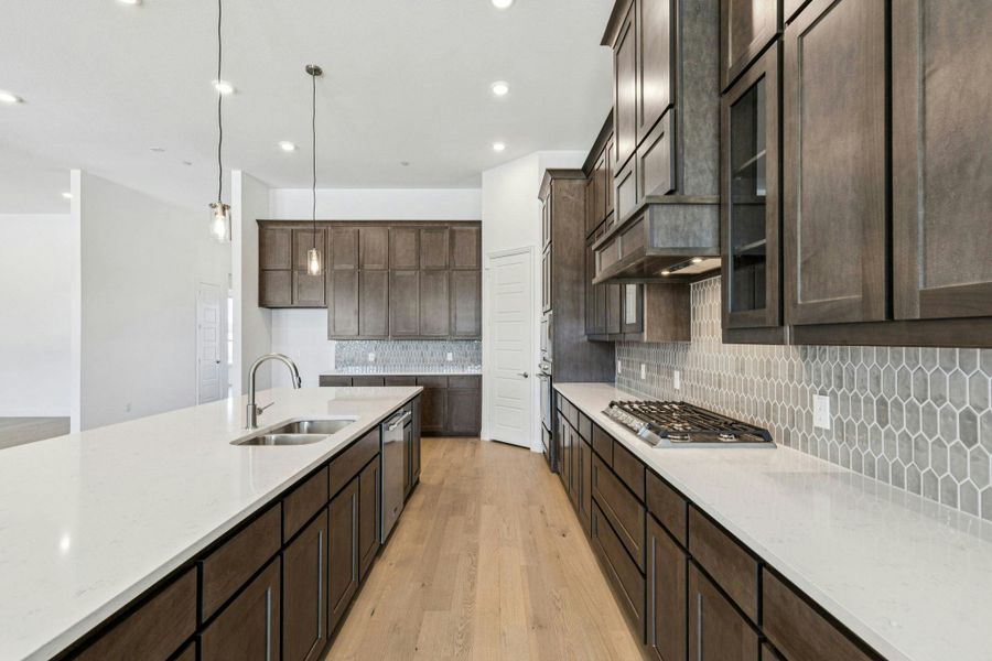 Representative furnished interior of a home built from the Franklin by Kindred Homes in Oak Creek Ranch, Waxahachie (Image 7).