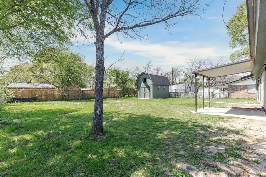 Exterior details and patio area of a home in , Brownwood (Image 3). Exterior details and patio area of a home in , Brownwood (Image 3).