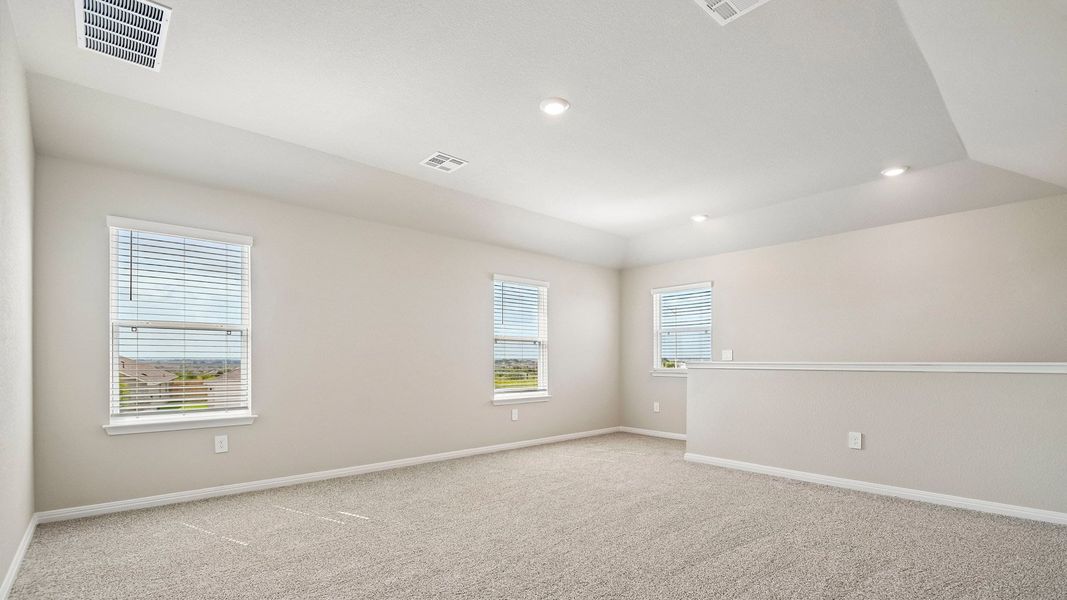 Spacious, unfurnished interior of a new home in Carillon, Manor (Image 26).