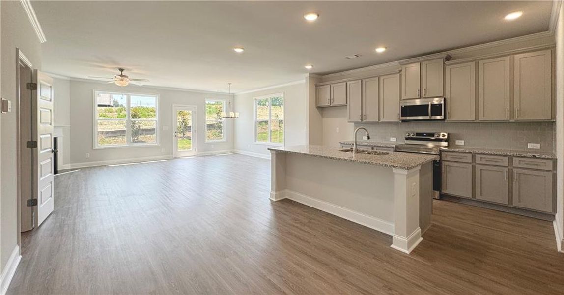 Furnished interior view inside a new home in Somerset at Riverbrook, Gainesville (Image 4).