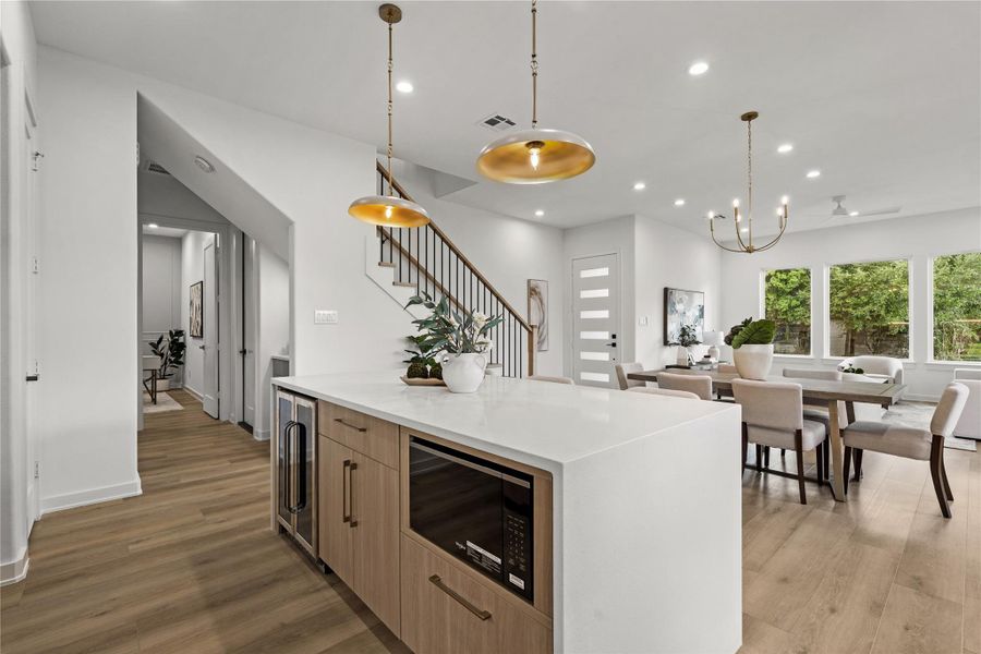 Furnished interior view inside a new home in , Houston (Image 28).