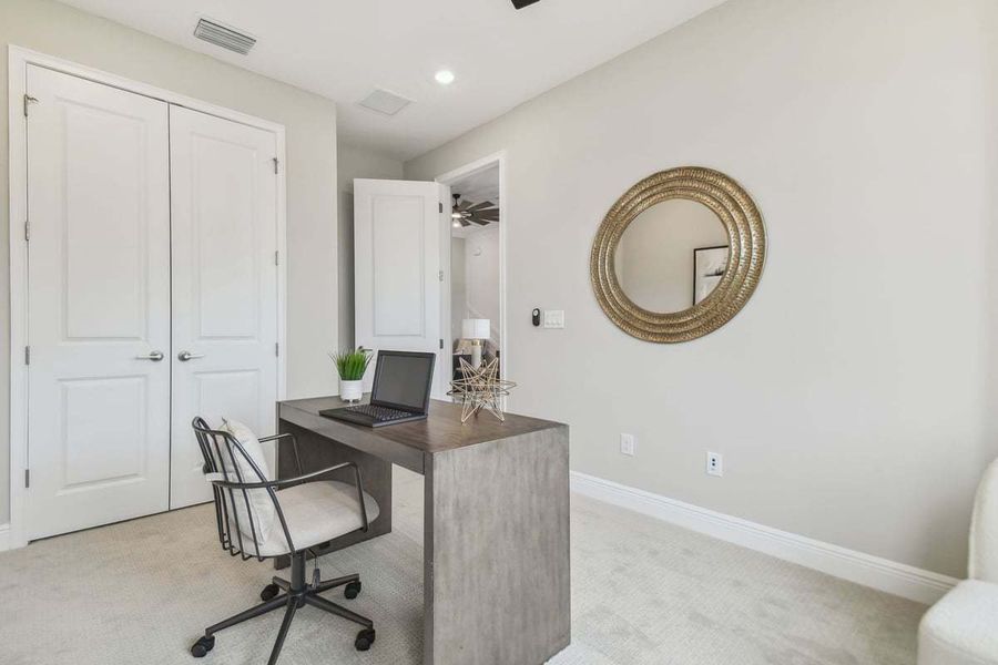 Representative furnished interior of a home built from the 50' Sweetwater by William Ryan Homes in Tamarack at Two Rivers, Zephyrhills (Image 14).