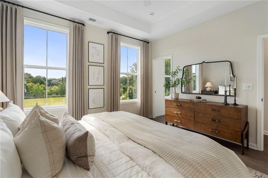 Furnished interior view inside a new home in , Alpharetta (Image 26).