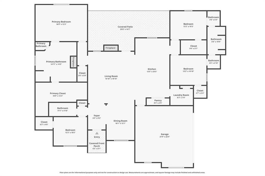 2D floor plan layout of this home in , Tyler, TX (Image 5).