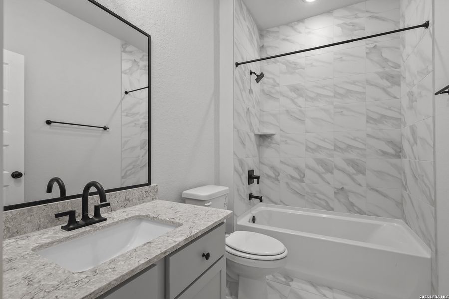 Furnished interior view inside a new home in Homestead, Schertz (Image 8).