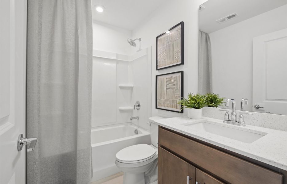 Representative furnished interior of a home built from the Palomino by Pulte Homes in Pringle Towns, Charlotte (Image 82).