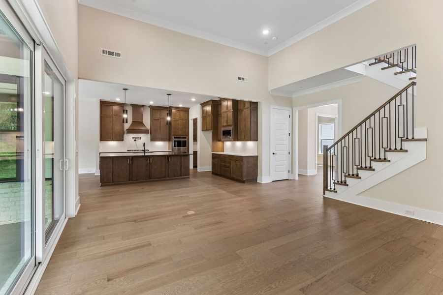 Representative furnished interior of a home built from the Harrington by John Wieland in Willow Ridge, Nolensville (Image 12).