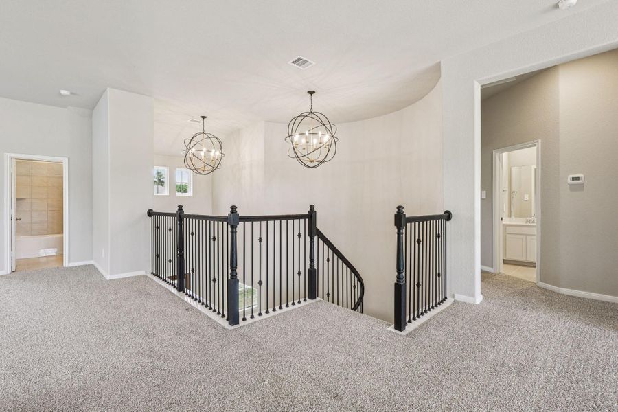 Photo is not of the actual home, but is an inspirational photo of builder’s model home and may depict options, furnishings, and/or decorator features that are not included