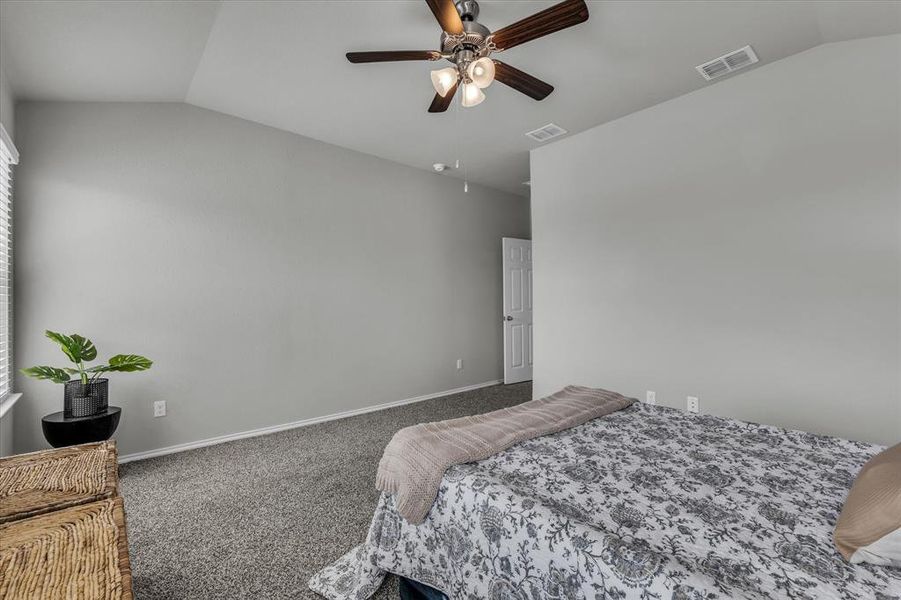 Additional view of the isolated primary bedroom.