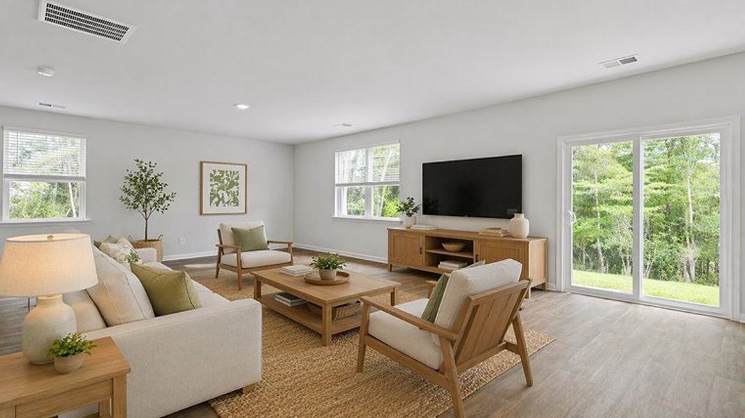 Furnished interior view inside a new home in The Ranch, Holly Hill (Image 4).