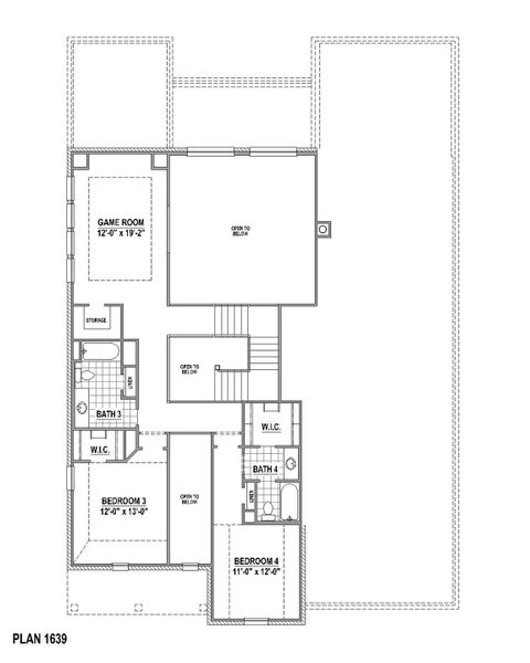 Plan 1639 2nd Floor