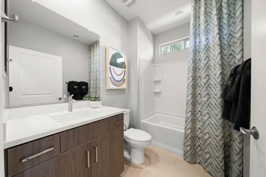 Furnished interior view inside a new home in Meridian, Queen Creek (Image 25).