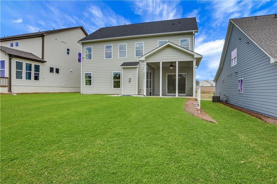 Exterior details and patio area of a home in , Loganville (Image 26).
