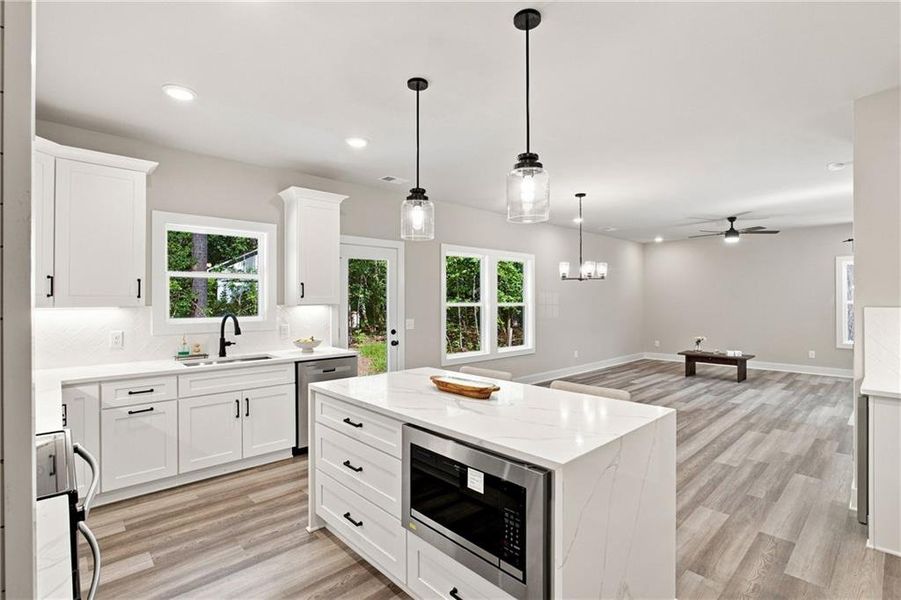 Furnished interior view inside a new home in , Cumming (Image 21).