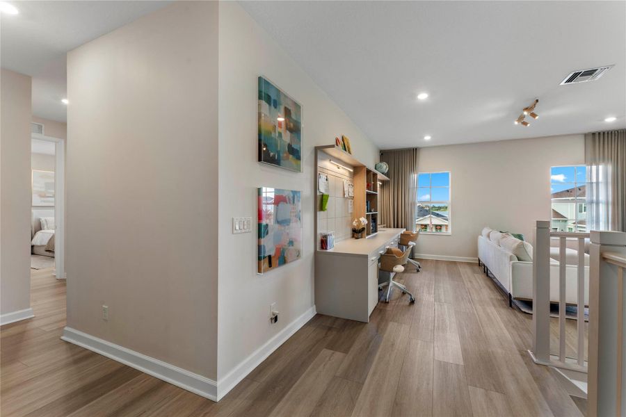 Furnished interior view inside a new home in Arden: The Waterford Collection, Loxahatchee (Image 7).