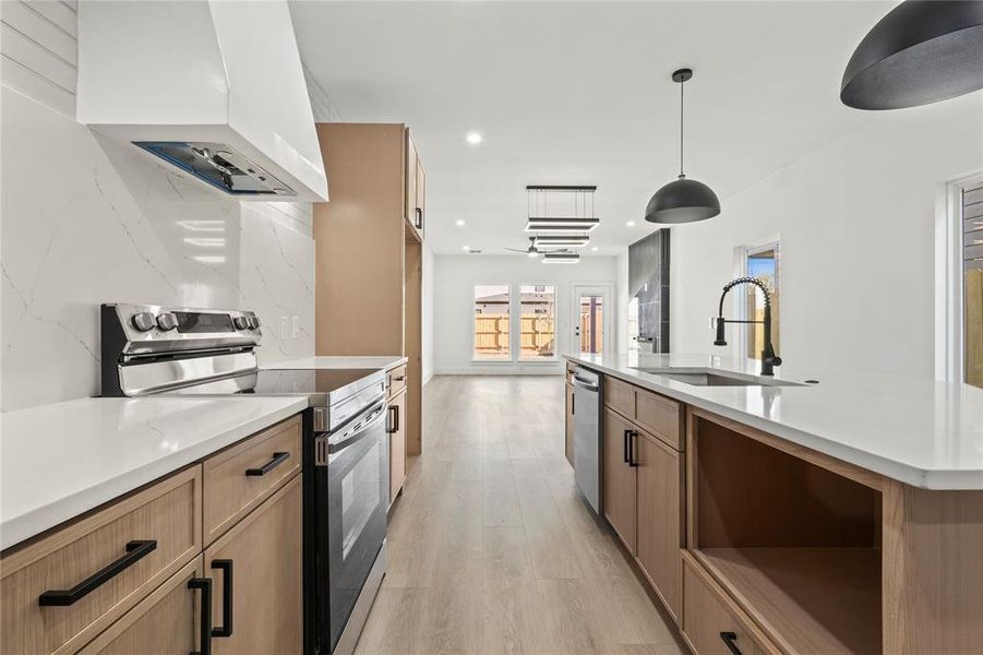 Furnished interior view inside a new home in , Dallas (Image 5).